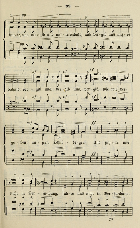 Sammlung Kirchlicher Lieder: für den Gemischten Chor. Liederbuch für Kirche, Schule und Haus page 99