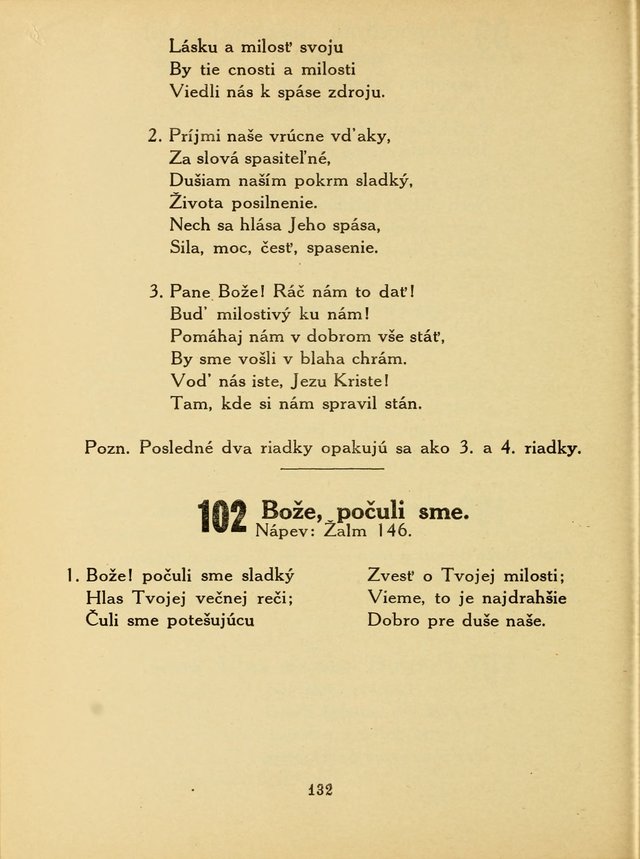 Slovensky Kalvinsky Spevnik page 132