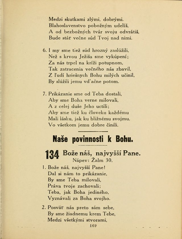 Slovensky Kalvinsky Spevnik page 169