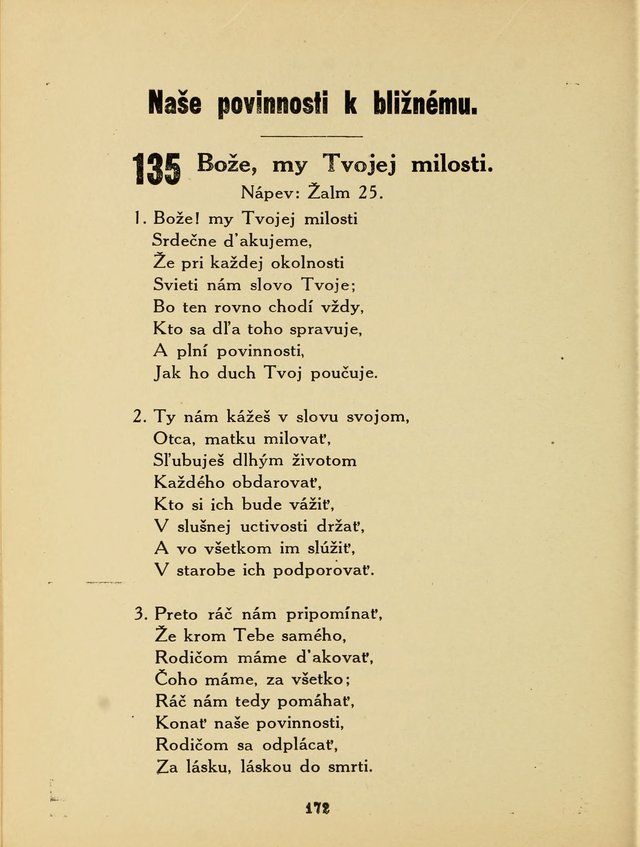 Slovensky Kalvinsky Spevnik page 172