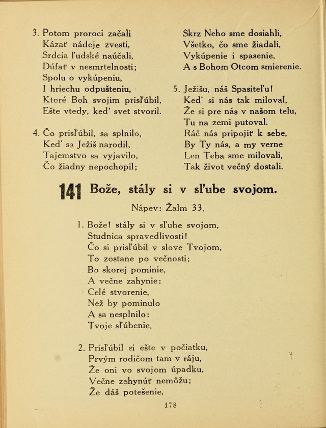 Slovensky Kalvinsky Spevnik page 178