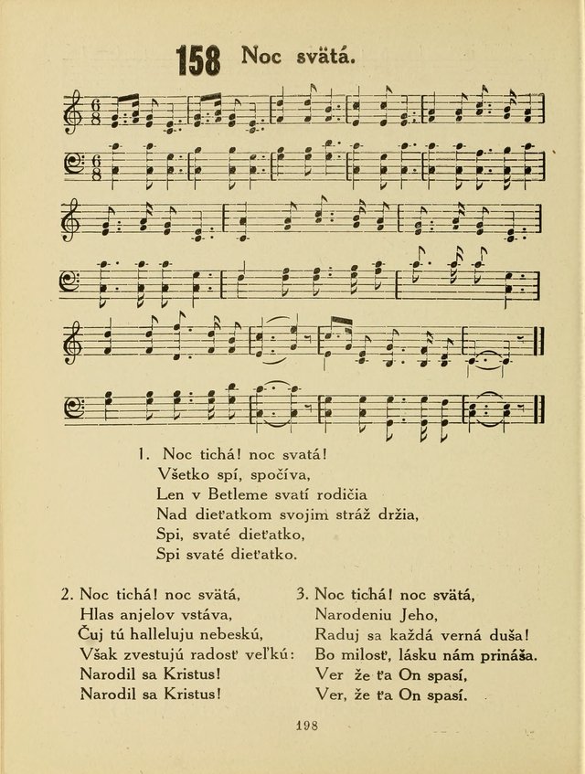Slovensky Kalvinsky Spevnik page 198