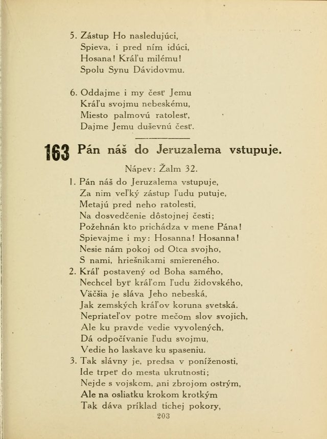Slovensky Kalvinsky Spevnik page 203