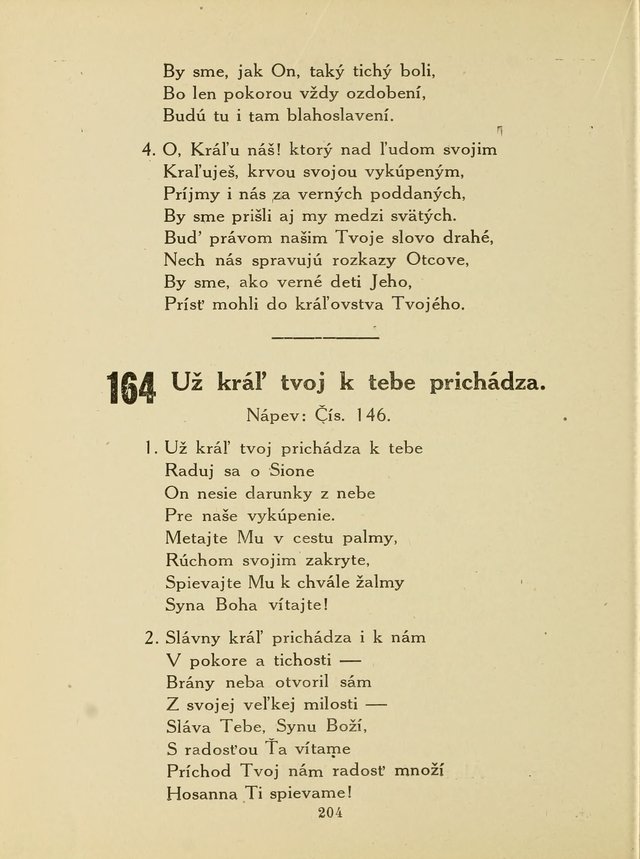 Slovensky Kalvinsky Spevnik page 204