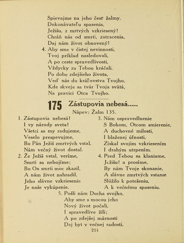 Slovensky Kalvinsky Spevnik page 214