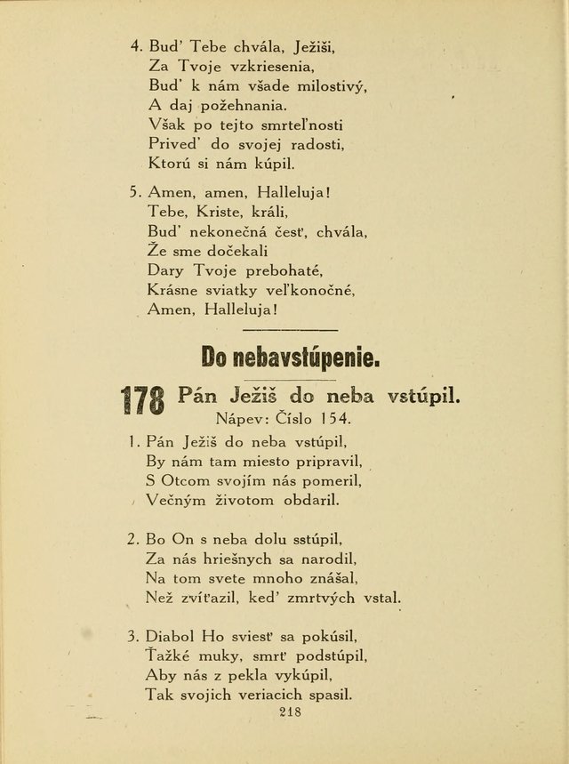 Slovensky Kalvinsky Spevnik page 218