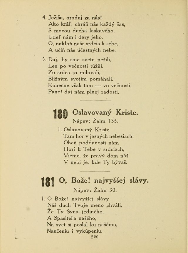 Slovensky Kalvinsky Spevnik page 220