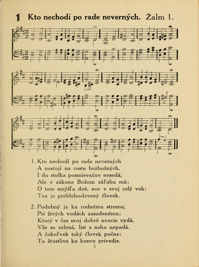Slovensky Kalvinsky Spevnik page 3