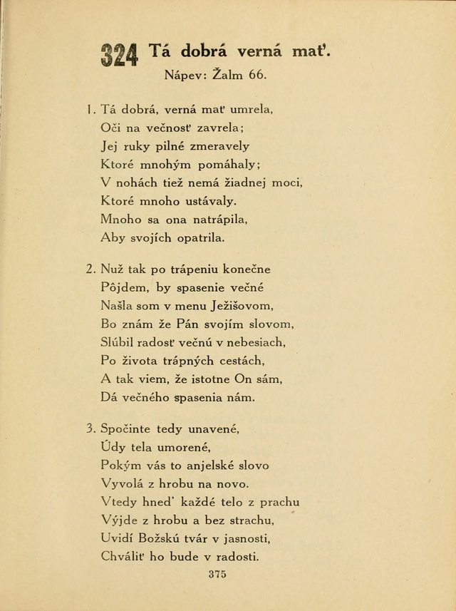 Slovensky Kalvinsky Spevnik page 375