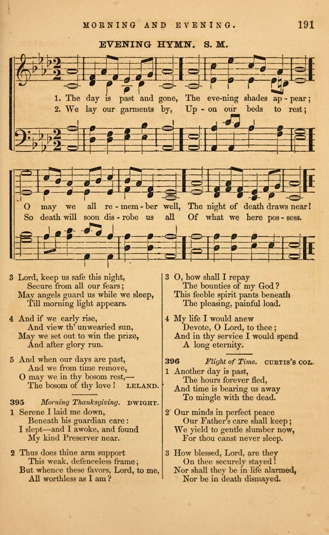 The Sacred Lyre: a new collection of hymns and tunes, for social and family worship page 191