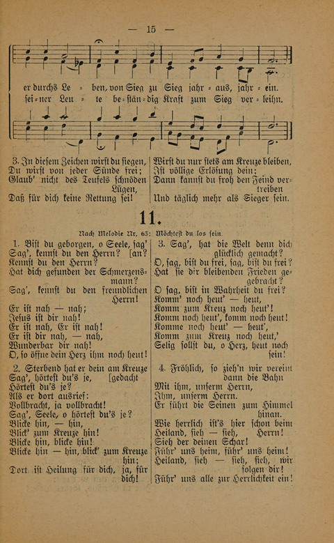 Sieges-Lieder: für die Versammlungen der Zelt-Mission. 5th ed. page 14