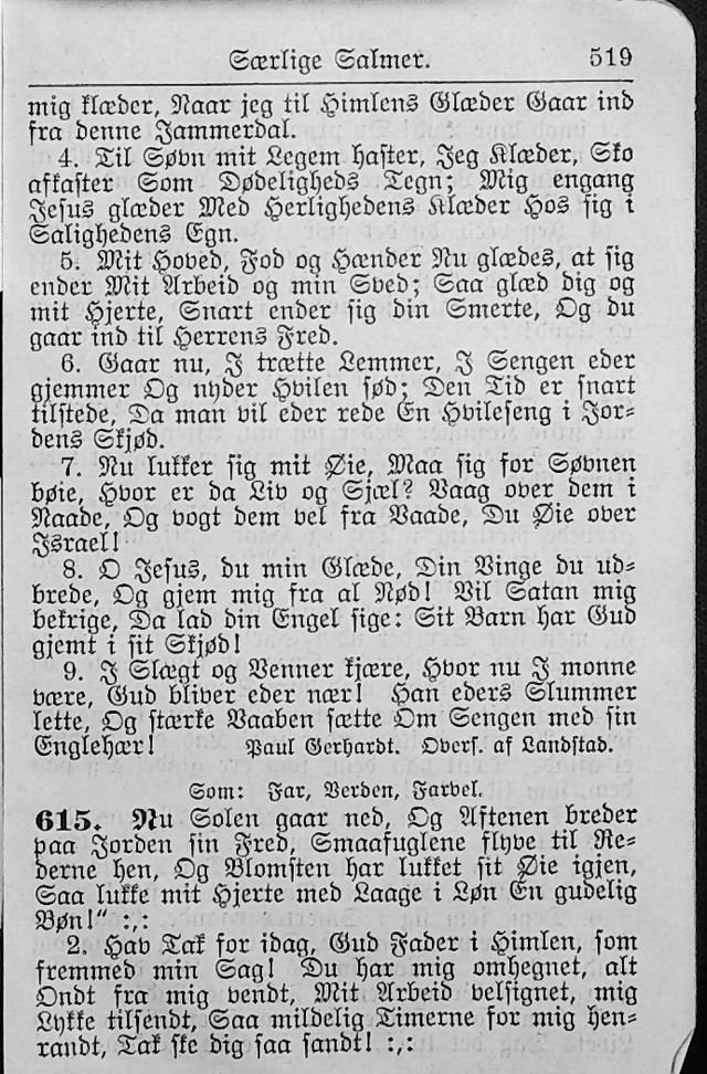 Salmebog for Lutherske Kristne i Amerika page 519