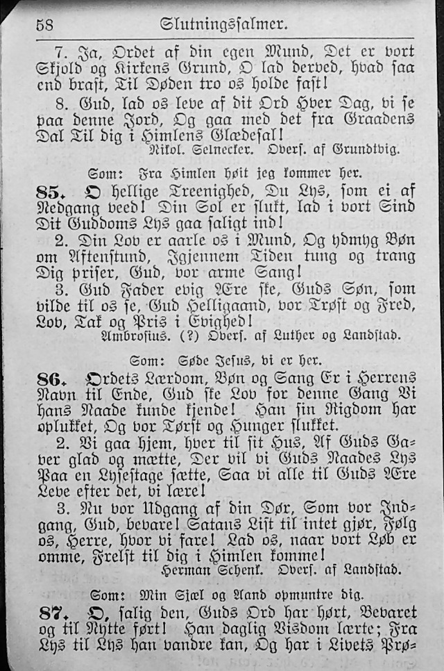 Salmebog for Lutherske Kristne i Amerika page 57