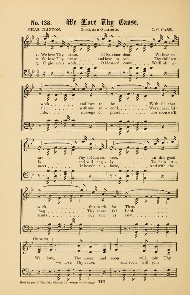 Song-Land Messenger Complete: a new song book for use in all public gatherings where select music is desired page 113