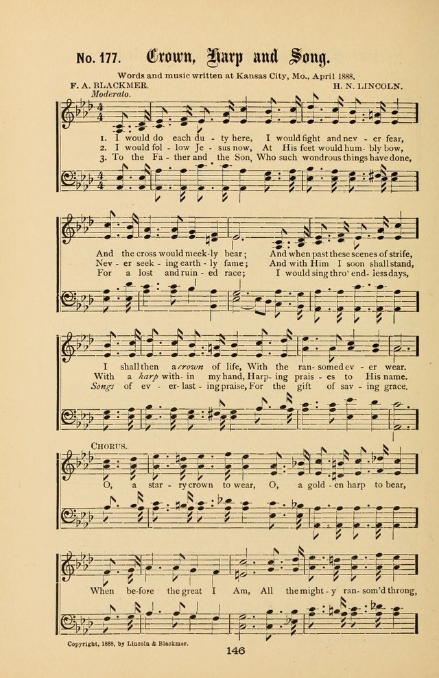 Song-Land Messenger Complete: a new song book for use in all public gatherings where select music is desired page 149