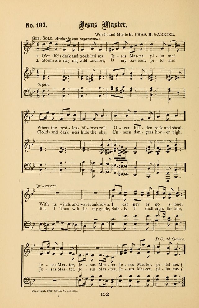 Song-Land Messenger Complete: a new song book for use in all public gatherings where select music is desired page 155