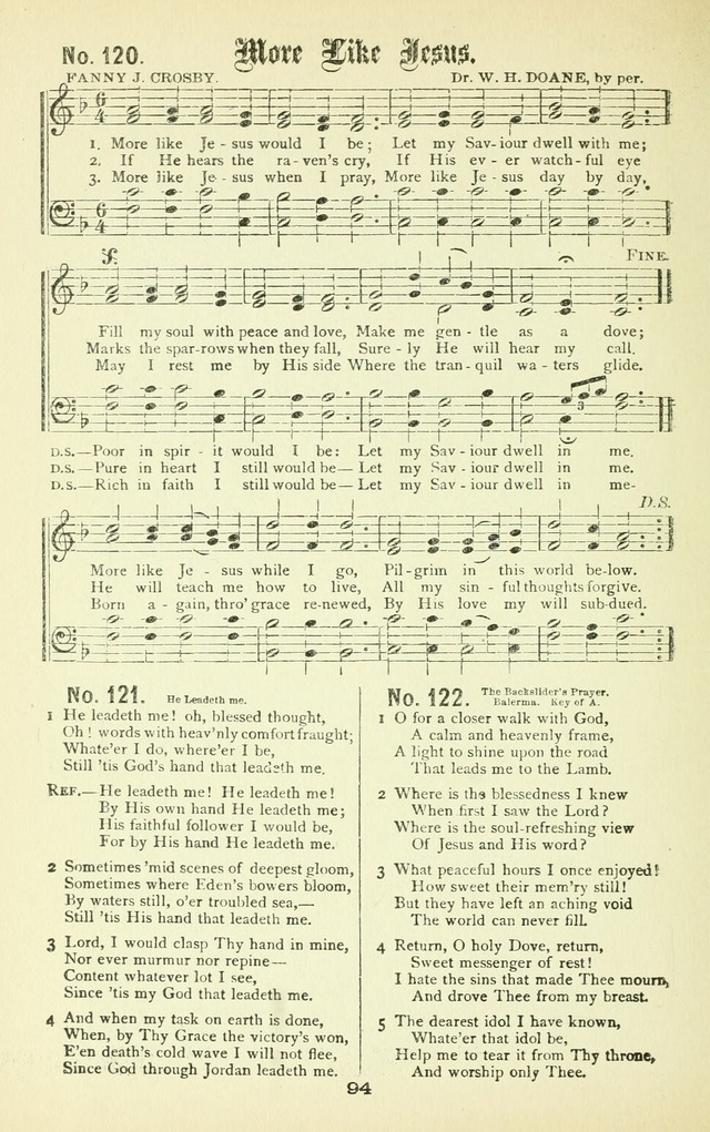 Song-Land Messenger Complete: a new song book for revivals, praise and prayer meetings, singing and Sunday schools, and churches, and for the home circle page 103