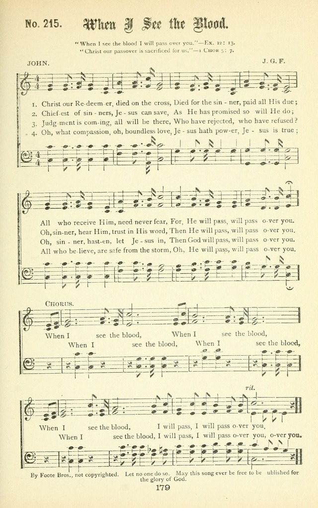 Song-Land Messenger Complete: a new song book for revivals, praise and prayer meetings, singing and Sunday schools, and churches, and for the home circle page 188