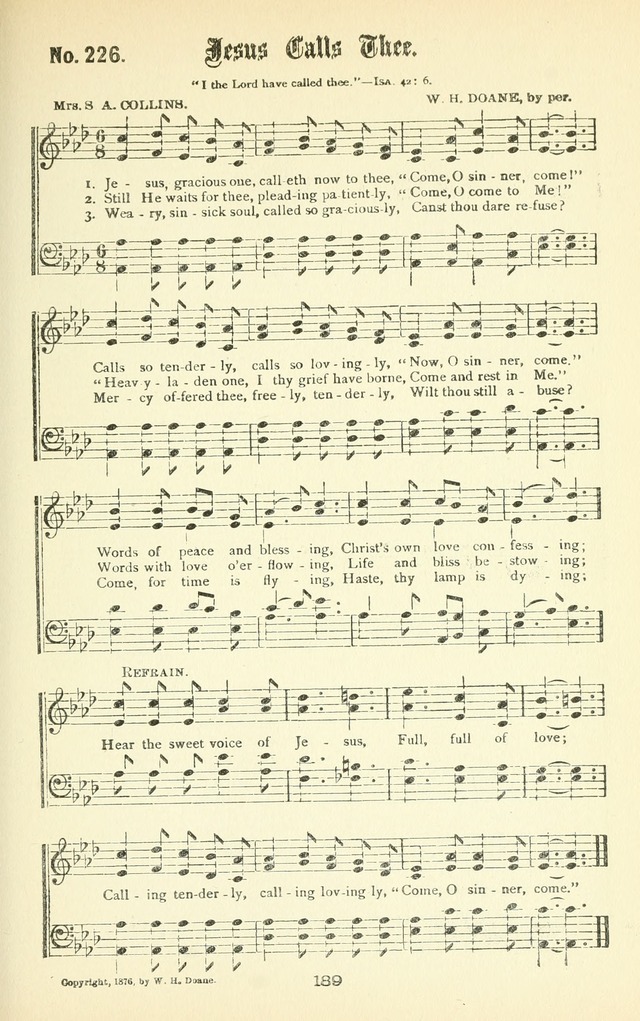 Song-Land Messenger Complete: a new song book for revivals, praise and prayer meetings, singing and Sunday schools, and churches, and for the home circle page 198