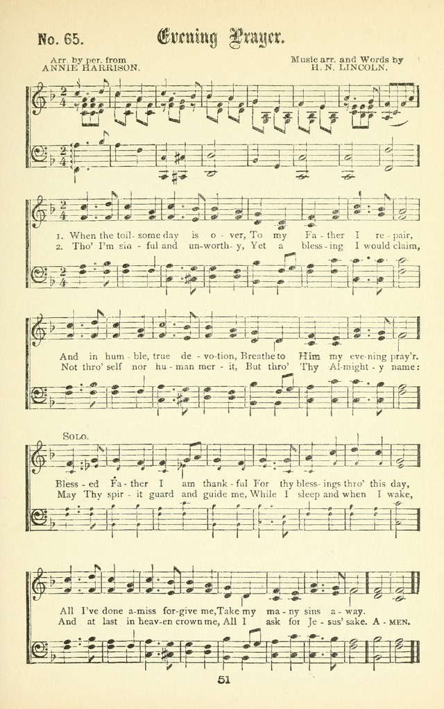 Song-Land Messenger Complete: a new song book for revivals, praise and prayer meetings, singing and Sunday schools, and churches, and for the home circle page 60
