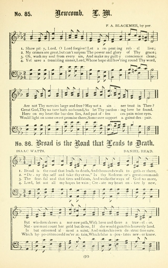 Song-Land Messenger Complete: a new song book for revivals, praise and prayer meetings, singing and Sunday schools, and churches, and for the home circle page 78
