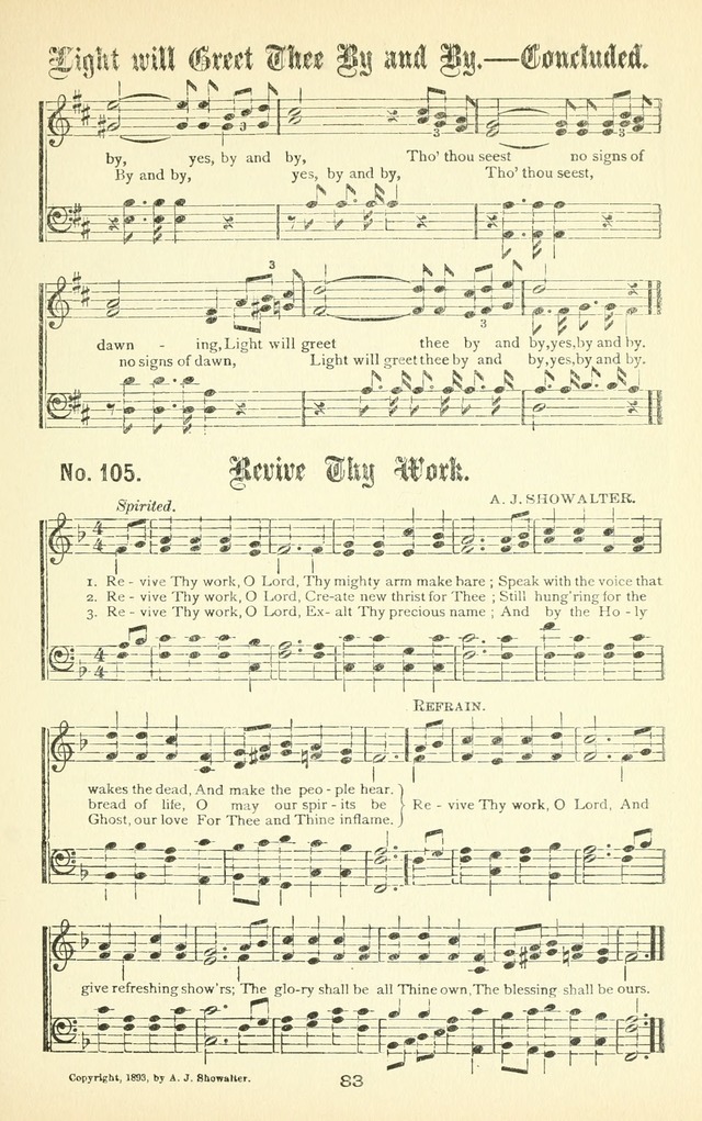 Song-Land Messenger Complete: a new song book for revivals, praise and prayer meetings, singing and Sunday schools, and churches, and for the home circle page 92