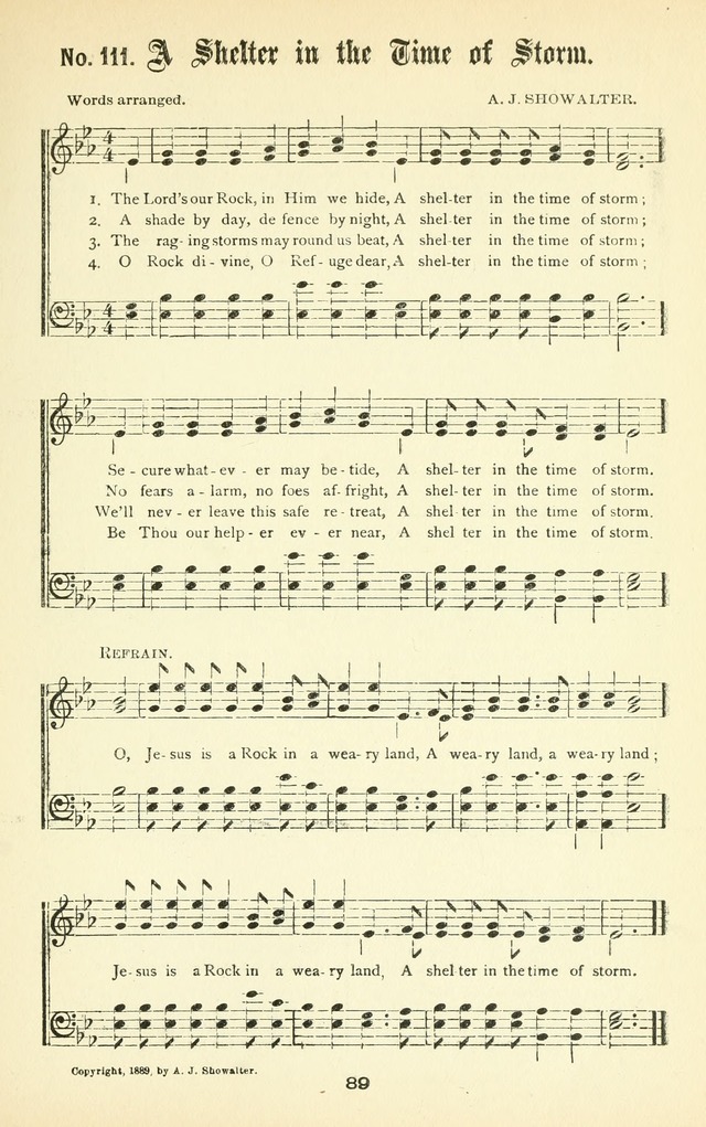 Song-Land Messenger Complete: a new song book for revivals, praise and prayer meetings, singing and Sunday schools, and churches, and for the home circle page 98