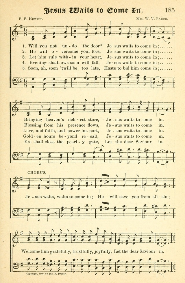 Songs of Love and Praise No. 2: for use in meetings for christian worship or work page 186