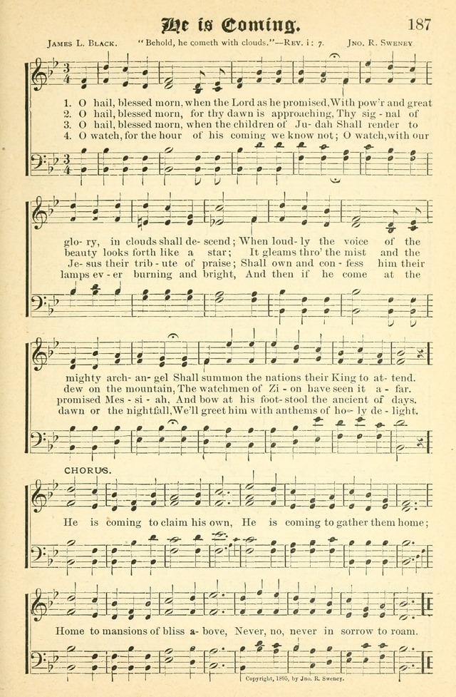 Songs of Love and Praise No. 2: for use in meetings for christian worship or work page 188