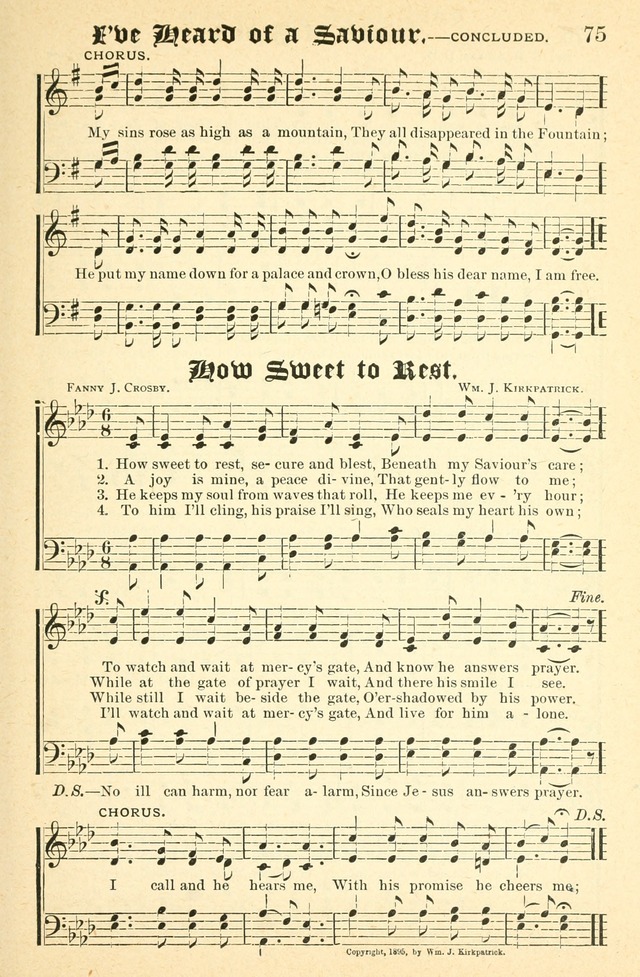 Songs of Love and Praise No. 2: for use in meetings for christian worship or work page 76