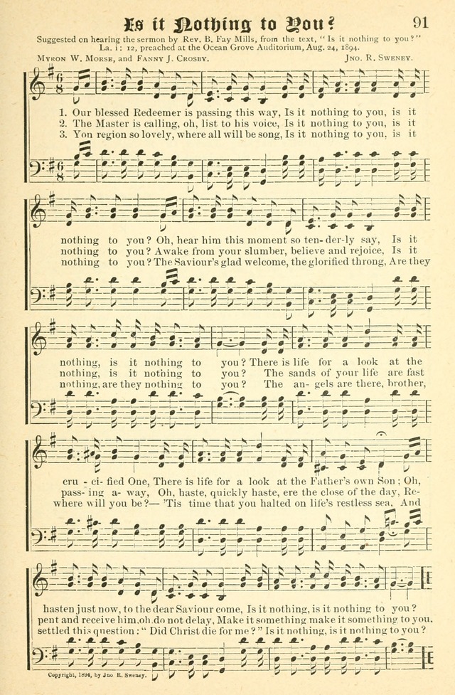 Songs of Love and Praise No. 2: for use in meetings for christian worship or work page 92