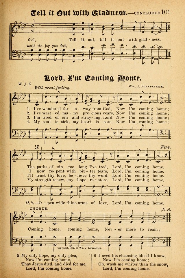 Songs of Love and Praise No. 3: For use in Meetings for Christian Worship of Work page 100
