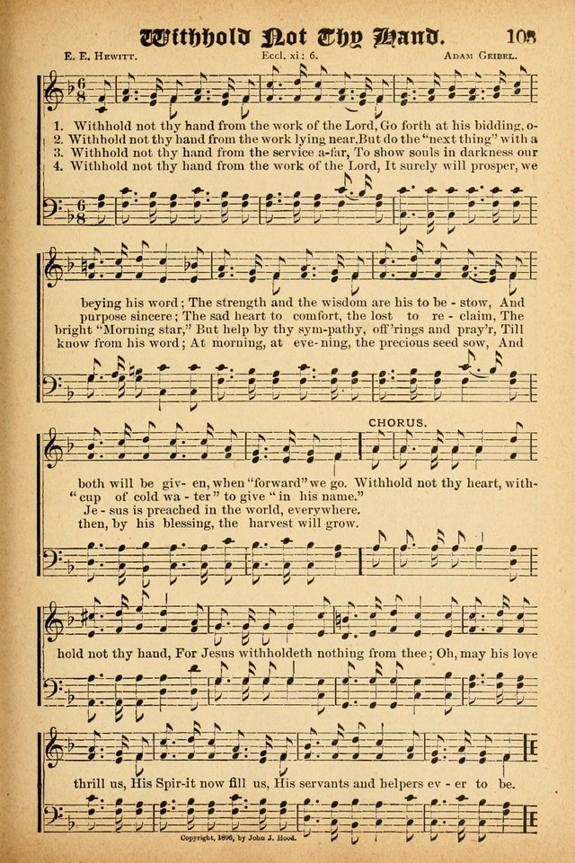 Songs of Love and Praise No. 3: For use in Meetings for Christian Worship of Work page 104