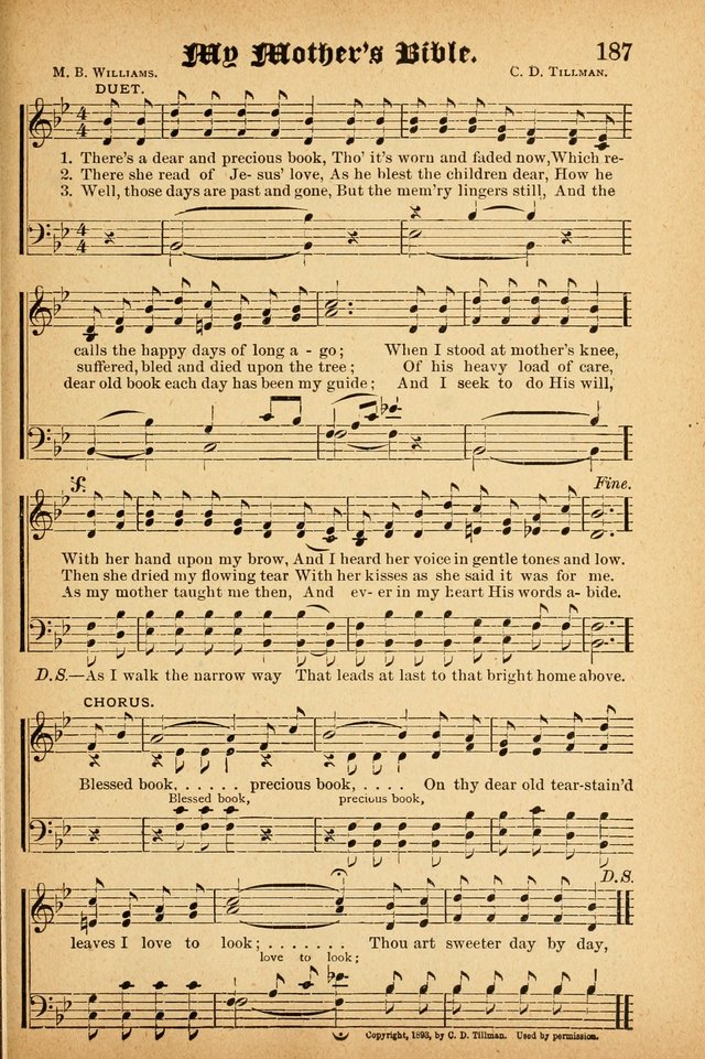 Songs of Love and Praise No. 3: For use in Meetings for Christian Worship of Work page 186