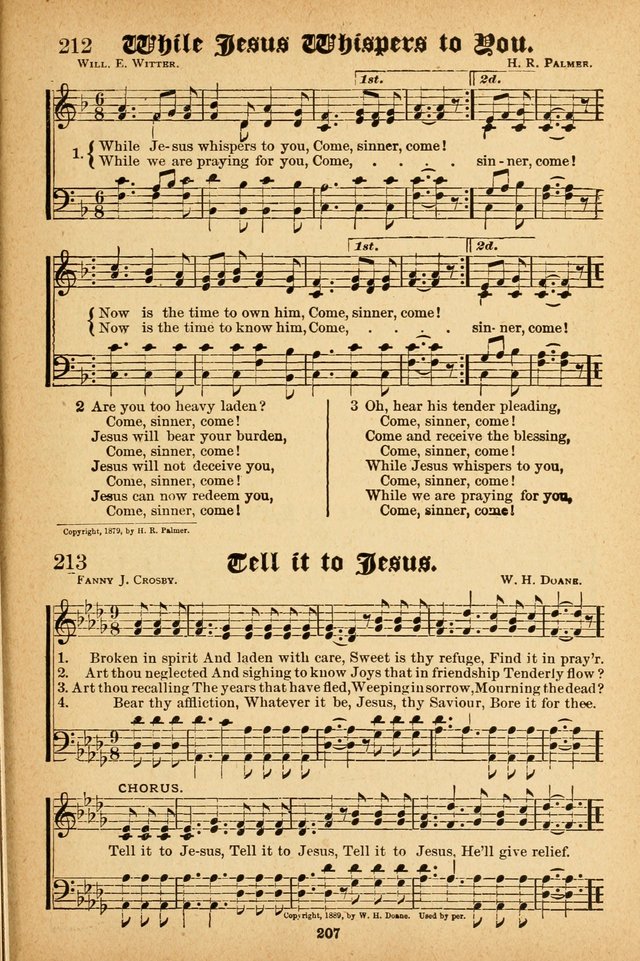 Songs of Love and Praise No. 3: For use in Meetings for Christian Worship of Work page 206