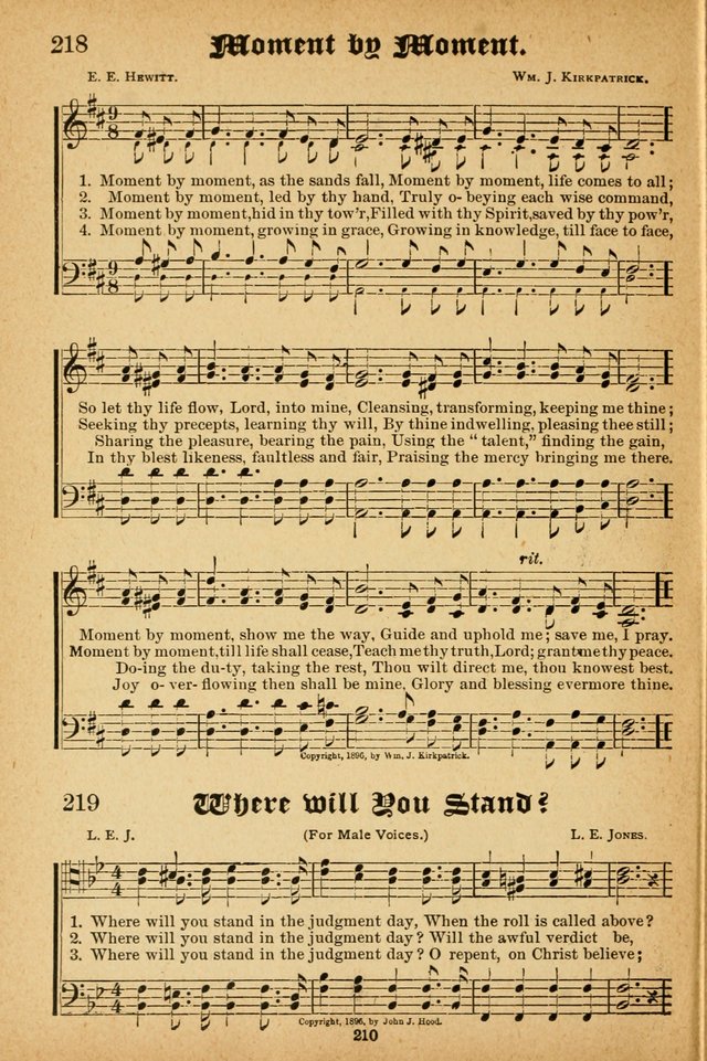 Songs of Love and Praise No. 3: For use in Meetings for Christian Worship of Work page 209