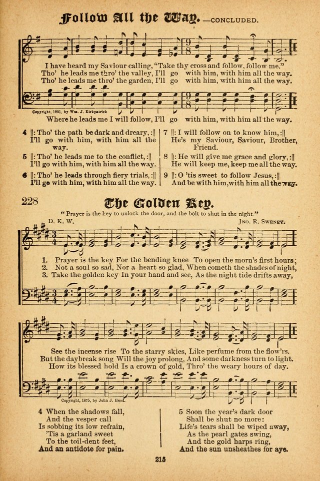Songs of Love and Praise No. 3: For use in Meetings for Christian Worship of Work page 214