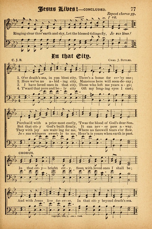 Songs of Love and Praise No. 3: For use in Meetings for Christian Worship of Work page 76