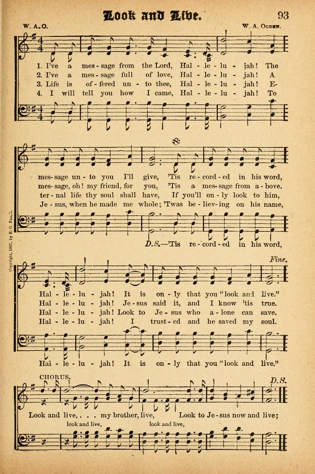 Songs of Love and Praise No. 3: For use in Meetings for Christian Worship of Work page 92