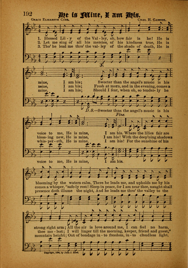 Songs of Love and Praise No. 4 page 190