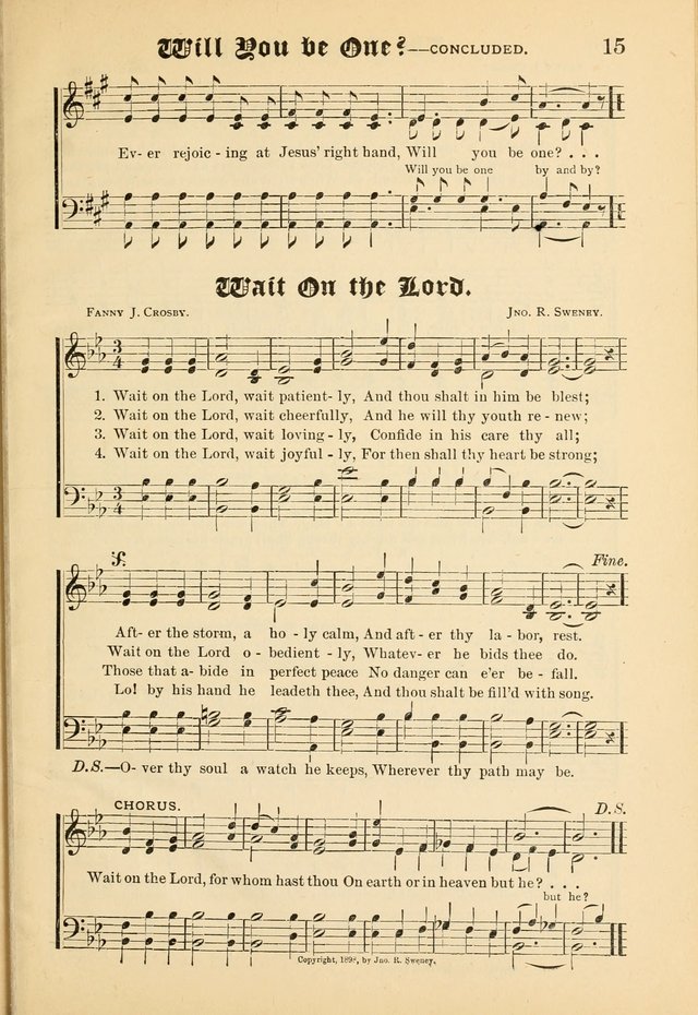 Songs of Love and Praise No. 5: for use in meetings for Christian worship or work page 15