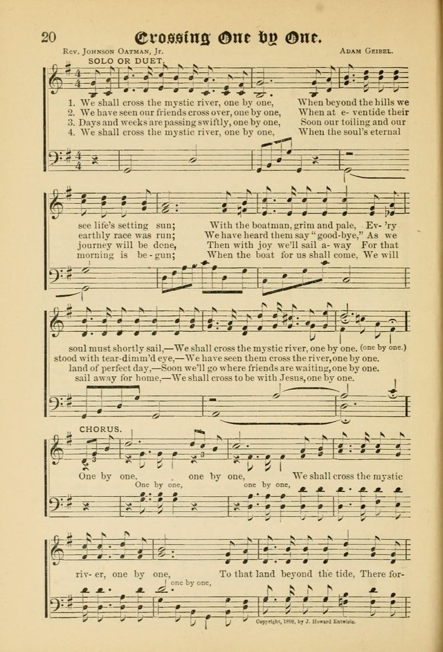 Songs of Love and Praise No. 5: for use in meetings for Christian worship or work page 20
