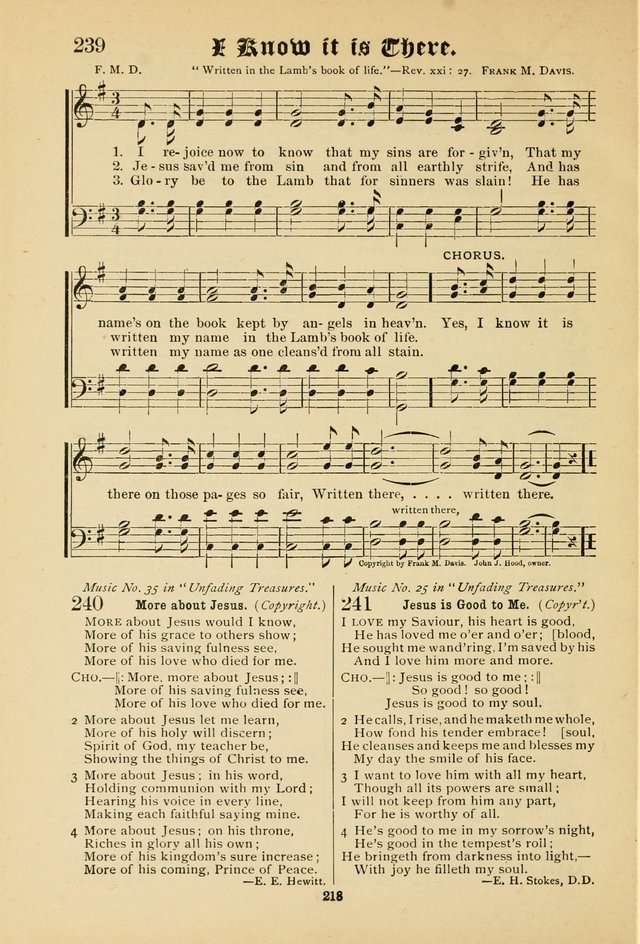 Songs of Love and Praise No. 5: for use in meetings for Christian worship or work page 206