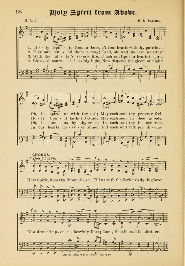 Songs of Love and Praise No. 5: for use in meetings for Christian worship or work page 58