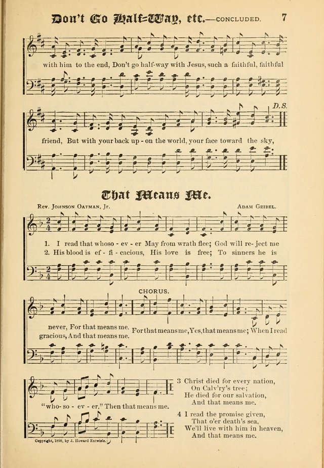Songs of Love and Praise No. 5: for use in meetings for Christian worship or work page 7