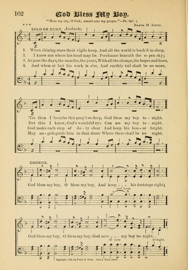Songs of Love and Praise No. 5: for use in meetings for Christian worship or work page 92