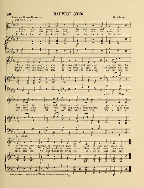 Songs for Little People: for use in the Sunday-School, the Kindergarten and the Home page 39