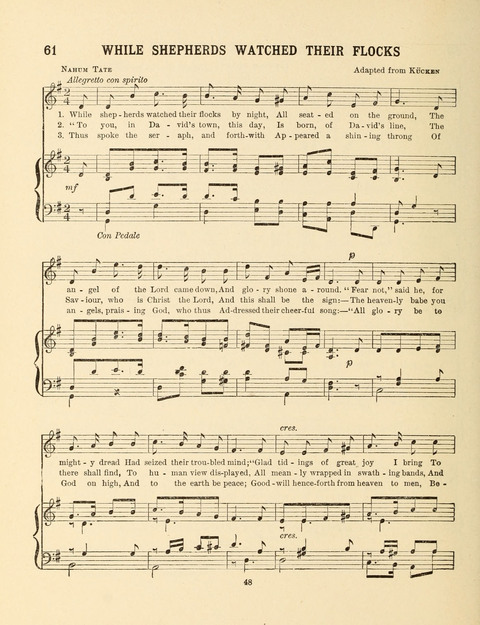 Songs for Little People: for use in the Sunday-School, the Kindergarten and the Home page 48