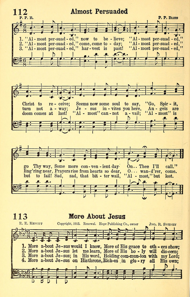 Spiritual Life Songs: of the Radio Church page 98