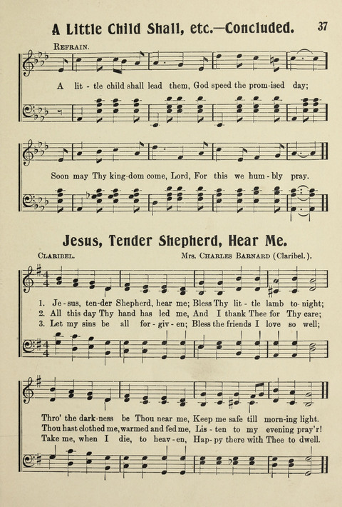 Songs for Little Singers No. 3: for primary departments of Sunday Schools page 35